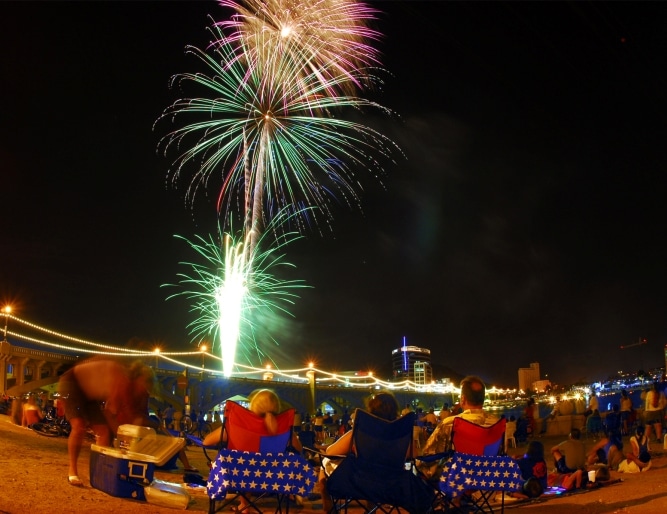 Tempe Tourism Summer, the 4th of July and Tempe Town Lake Tempe Tourism