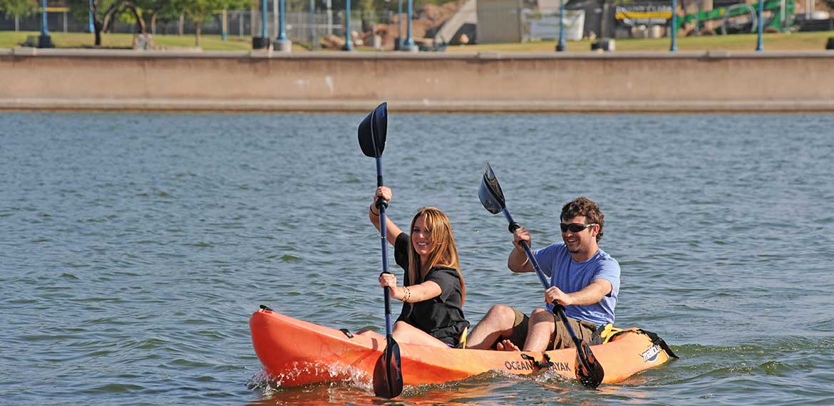 Tempe Tourism Tempe's Active Lifestyle Kayaking Paddleboard Tempe
