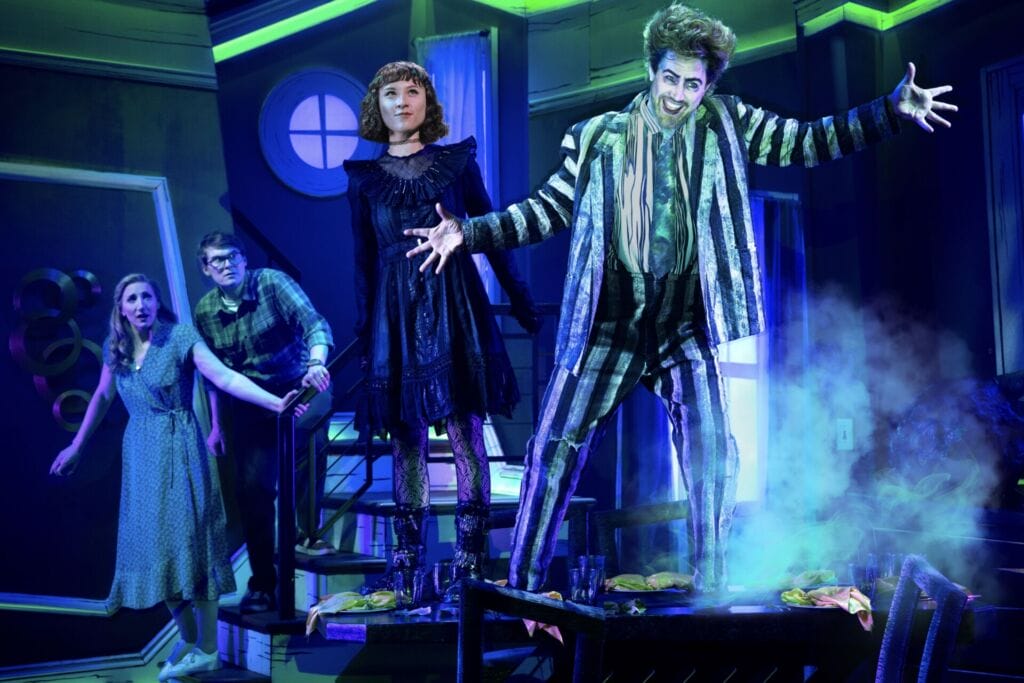 Actors performing Beetlejuice