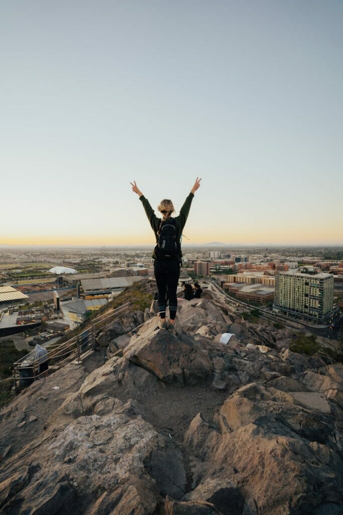 "A" Mountain Sunrise Hike
