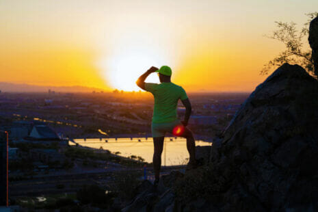 "A" Mountain Sunset Hike