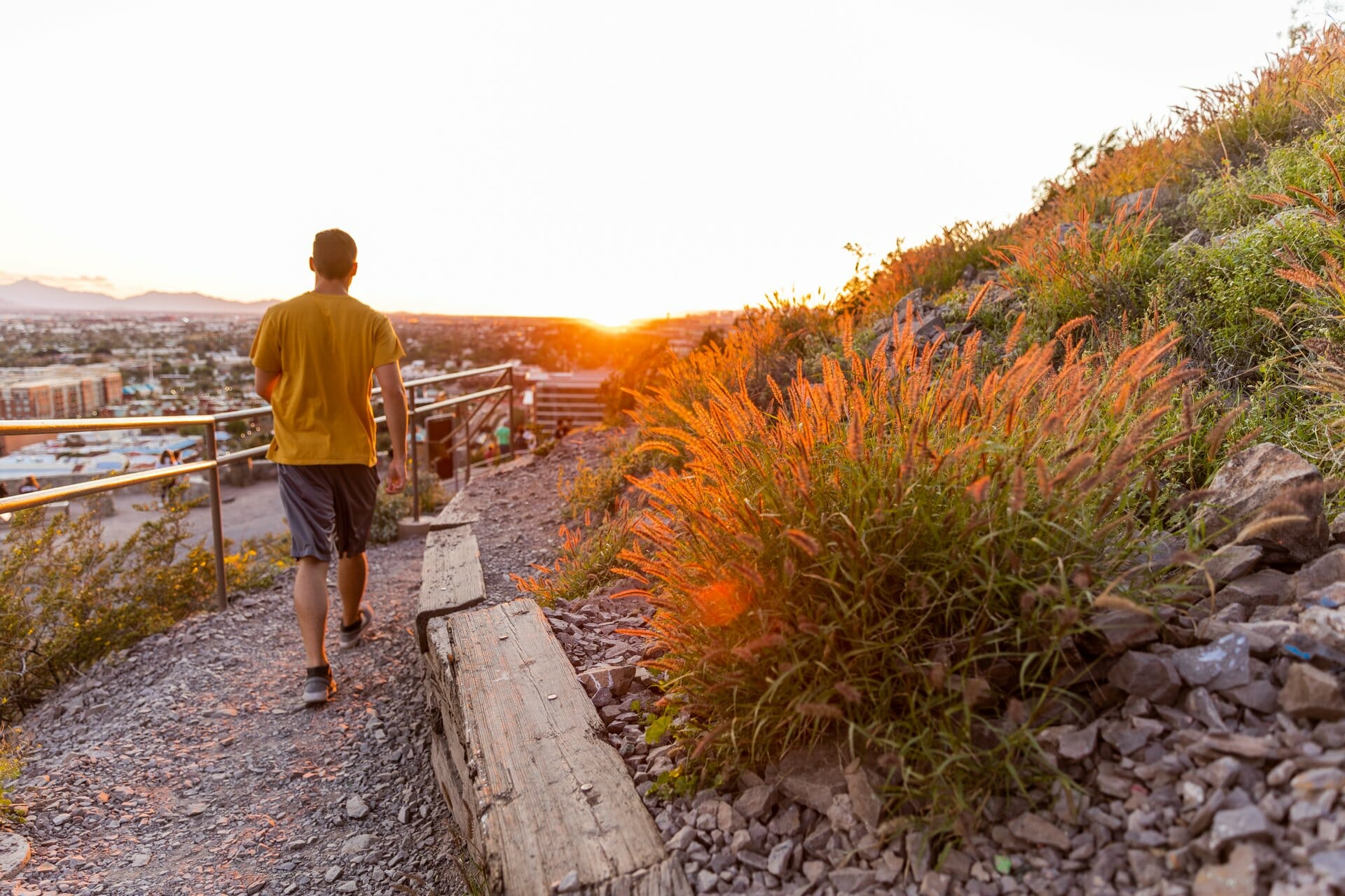 "A" Mountain sunset hike