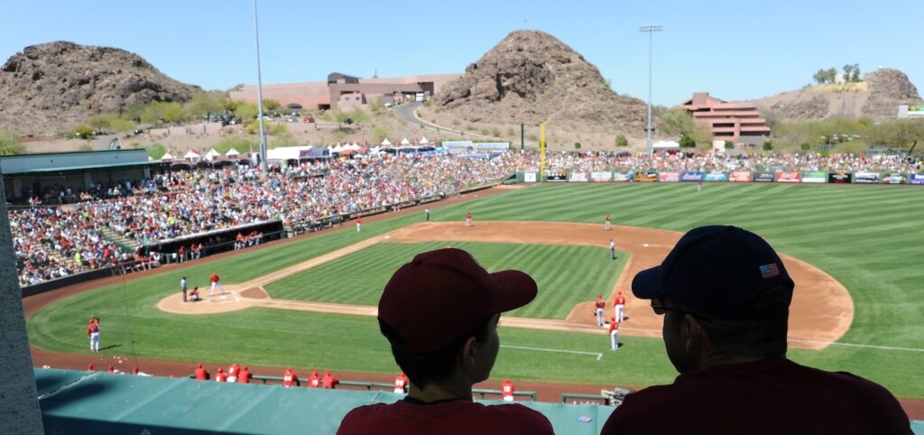 Angels Spring Training at Tempe Diablo Stadium