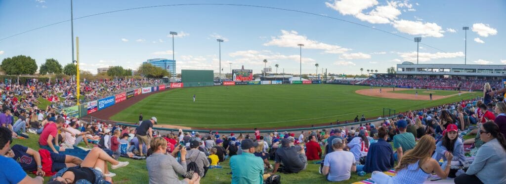 Angels Spring Training at Tempe Diablo Stadium