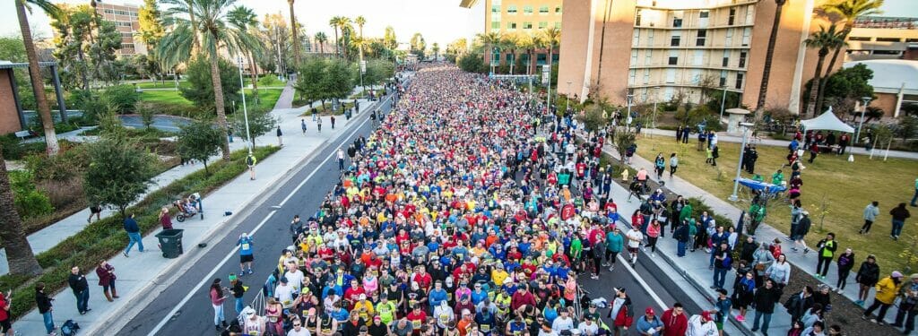 Arizona Rock n Roll Marathon in Tempe, Arizona