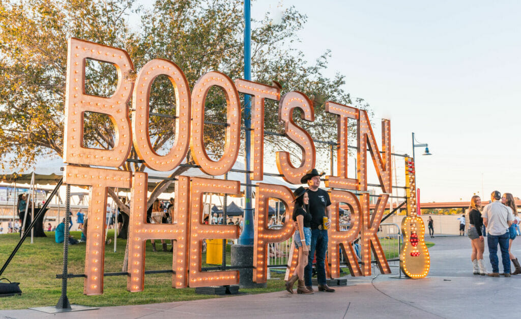 Boots in the Park at Tempe Beach Park