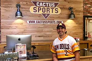 Troy Scoma at Cactus Sports