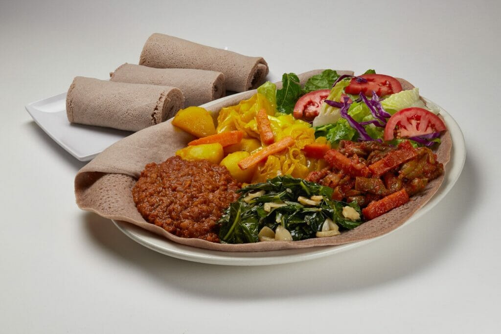 Cafe Lalibela Vegetable Combo