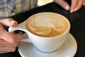 Crepe Bar coffee in Tempe, AZ