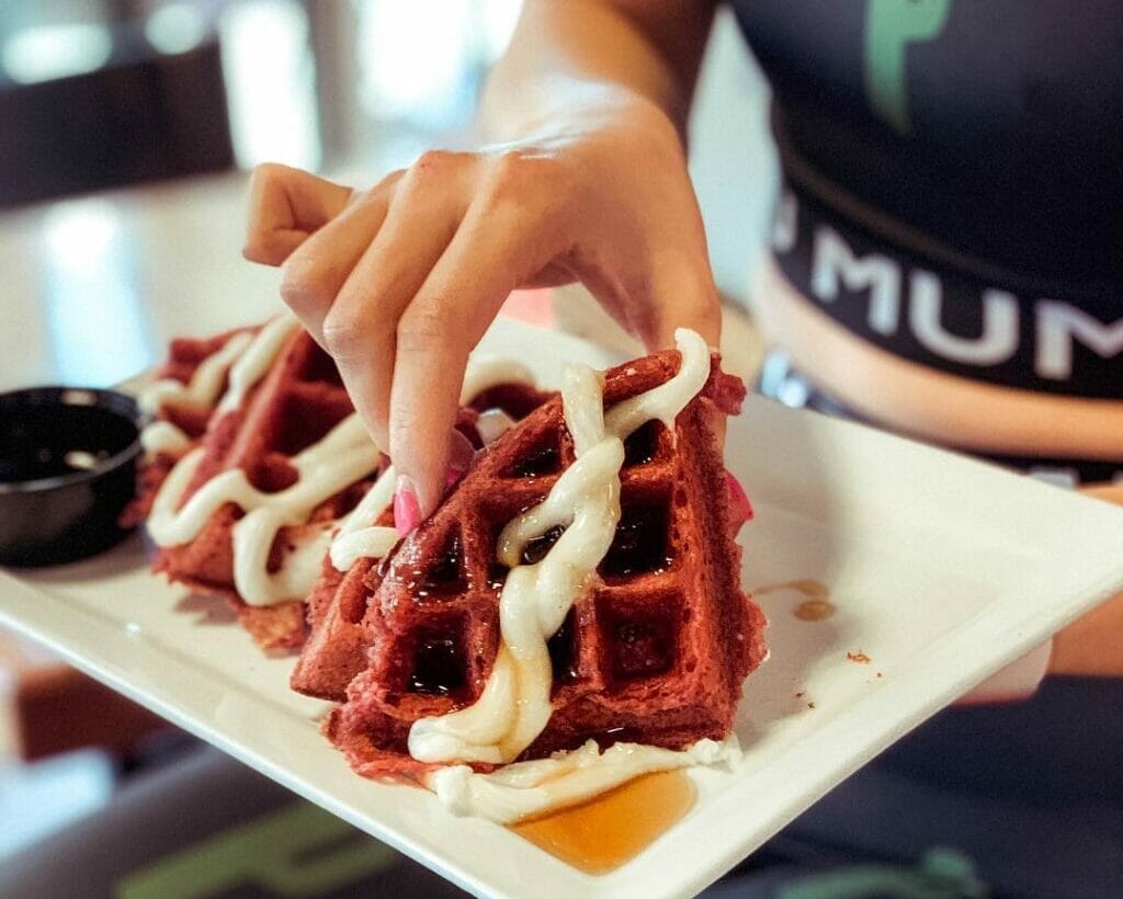 Daily Jam Red Velvet Waffles