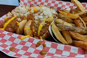 Detroit Coney Grill hot dogs