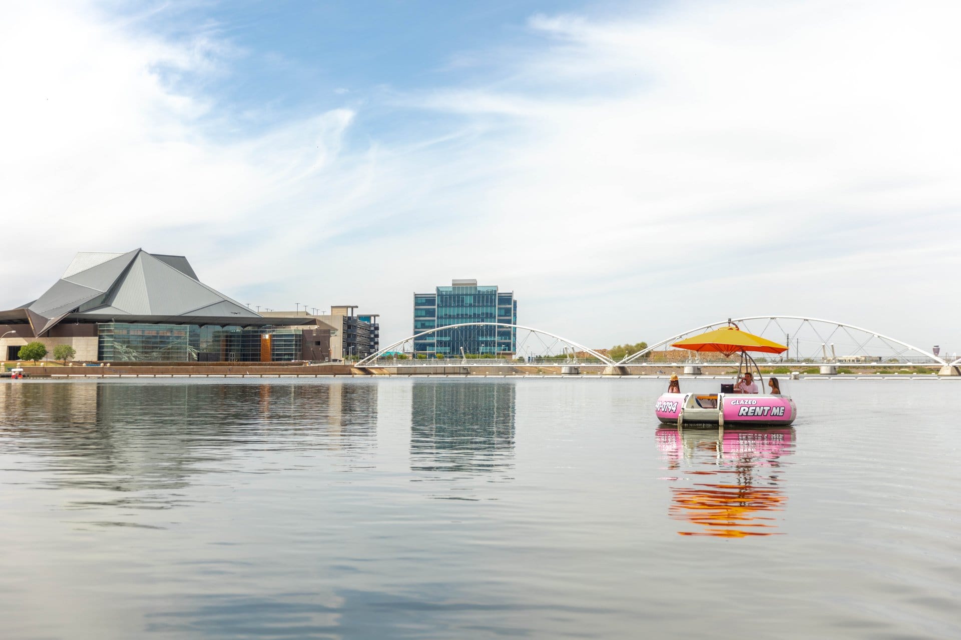 Donut Boat at Tempe Town Lake