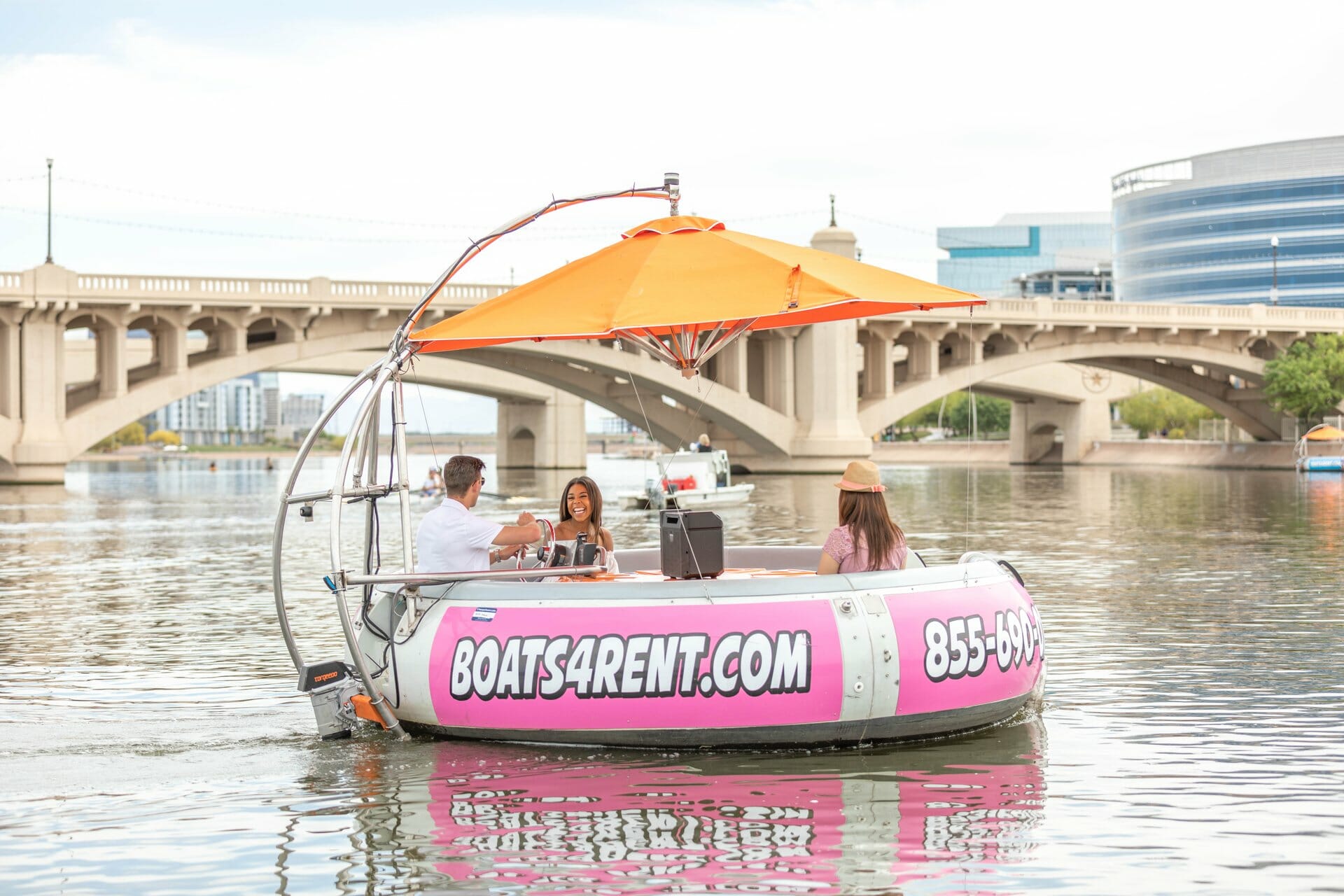 Donut Boat at Tempe Town Lake