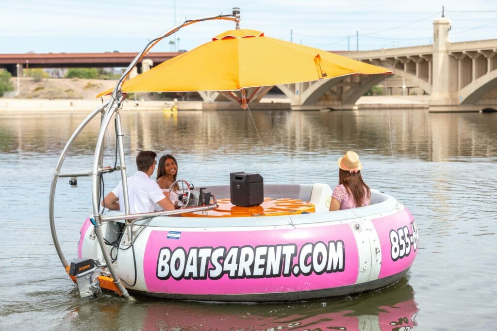 Donut Boat at Tempe Town Lake