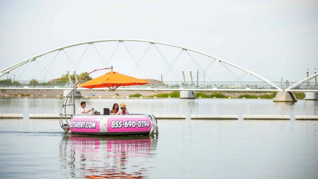 Donut boats in Tempe