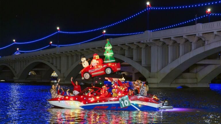 Tempe’s Fantasy of Lights Boat Parade is Holiday Magic