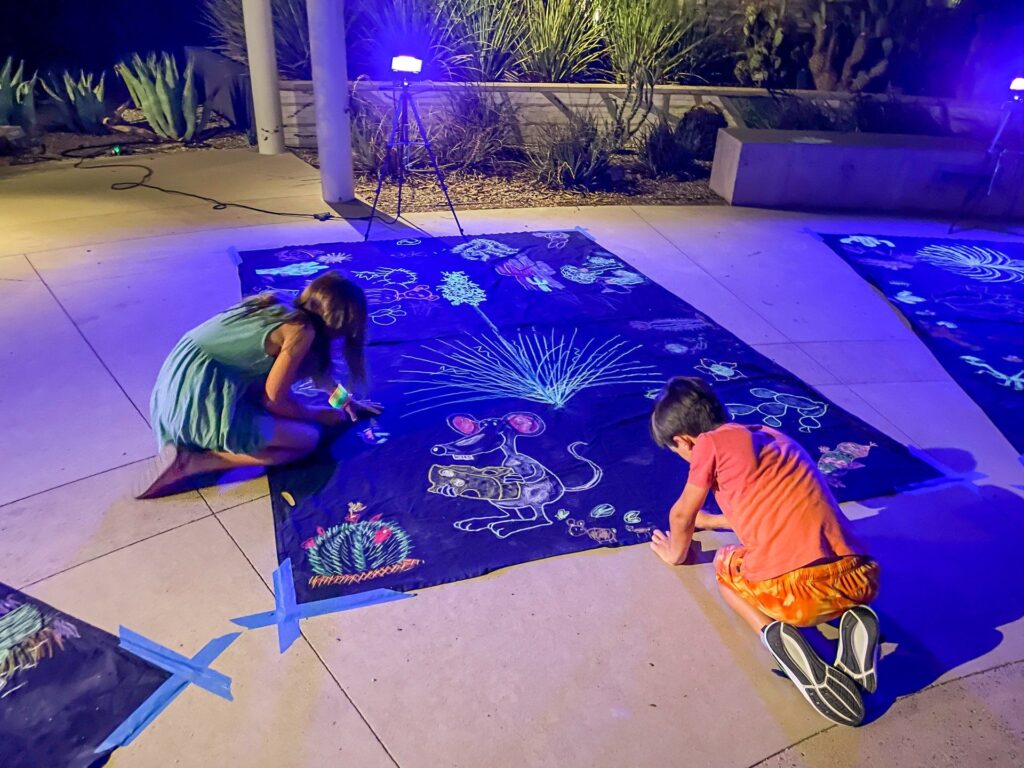 Desert Botanical Garden Flashlight Nights