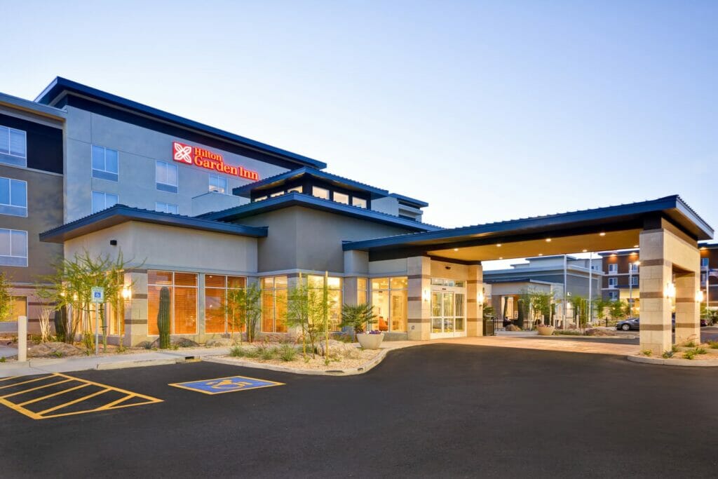 Hilton Garden Inn Tempe Marketplace exterior 2102 E. Rio Salado Pkwy.