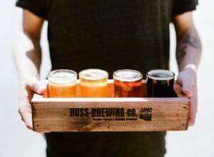 Huss Brewing Tempe sampler
