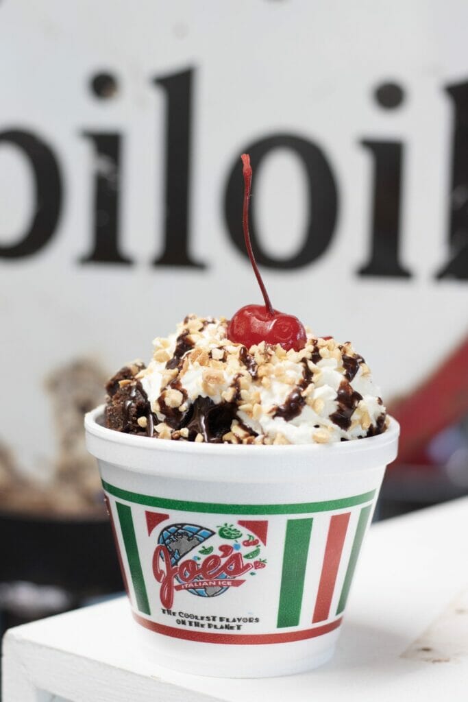 Sundae from Joe's Italian Ice