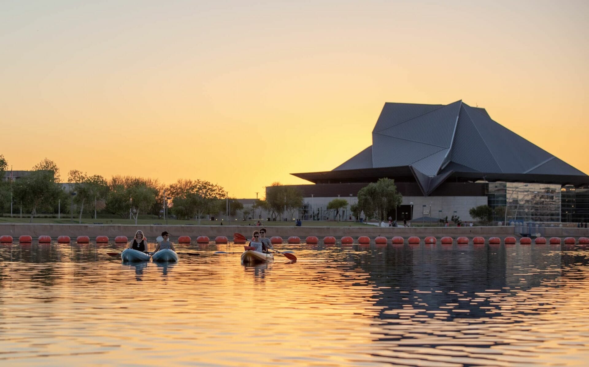 Kayaking at Tempe Town Lake