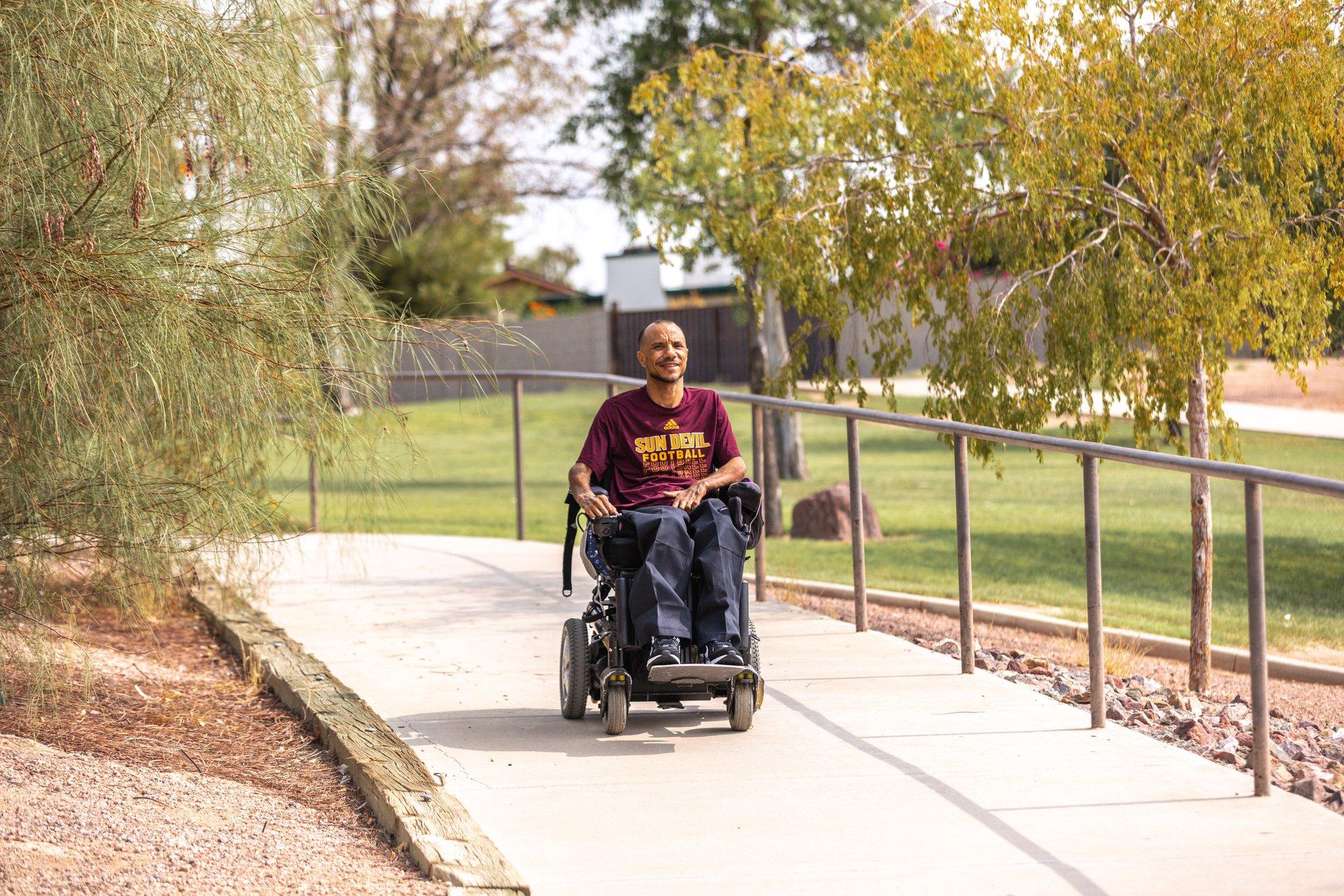 Kiwanis Park strolling_wheelchair