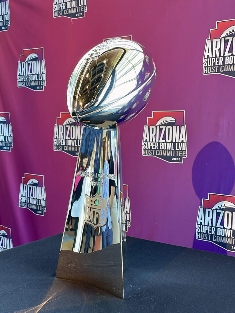 Lombardi Trophy at Tempe Center for the Arts