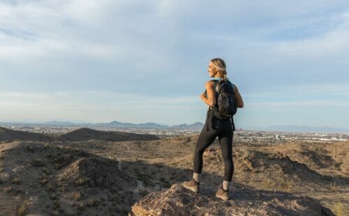 Girl Hiking at South Mountain