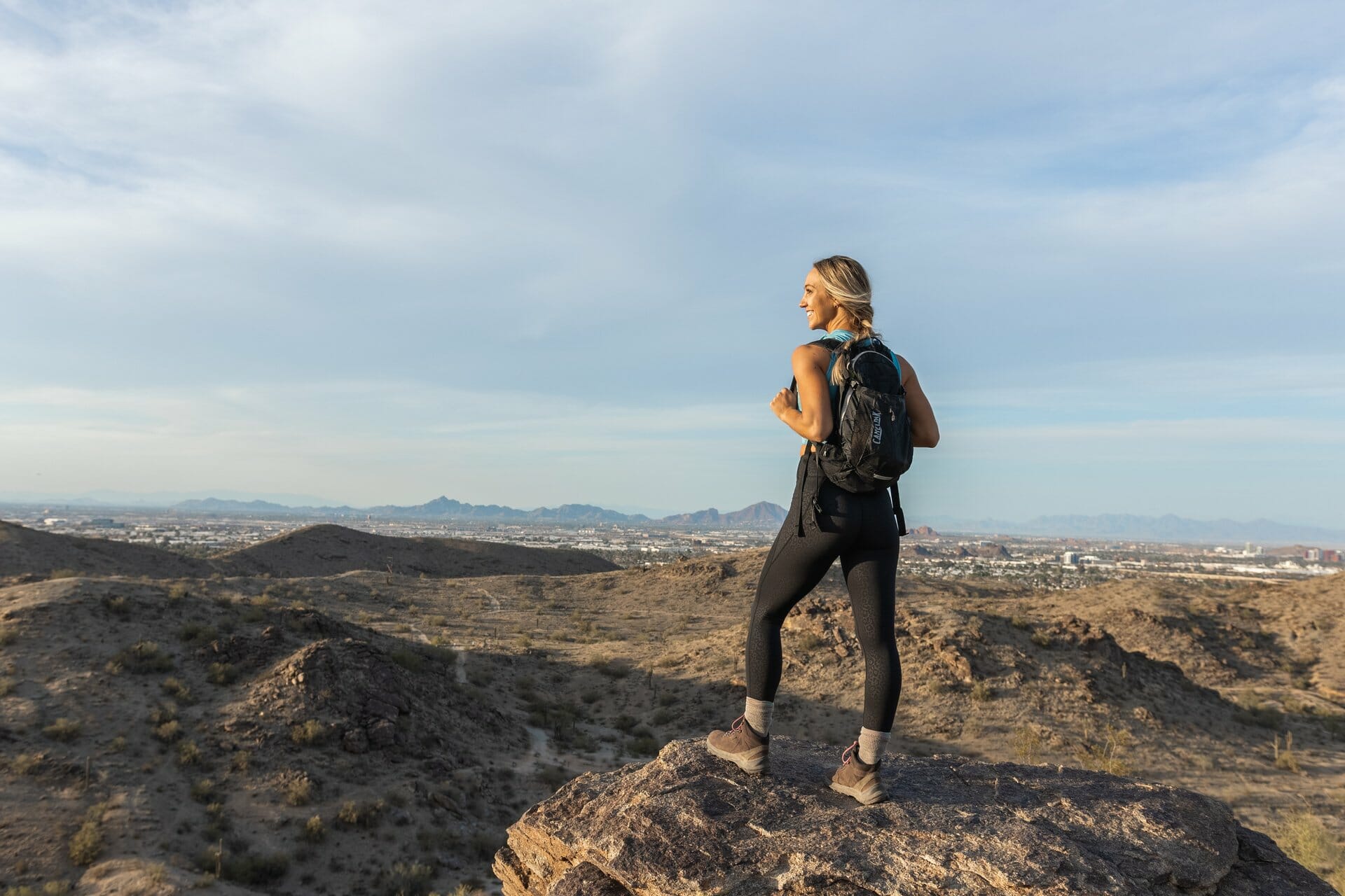 Girl Hiking at South Mountain