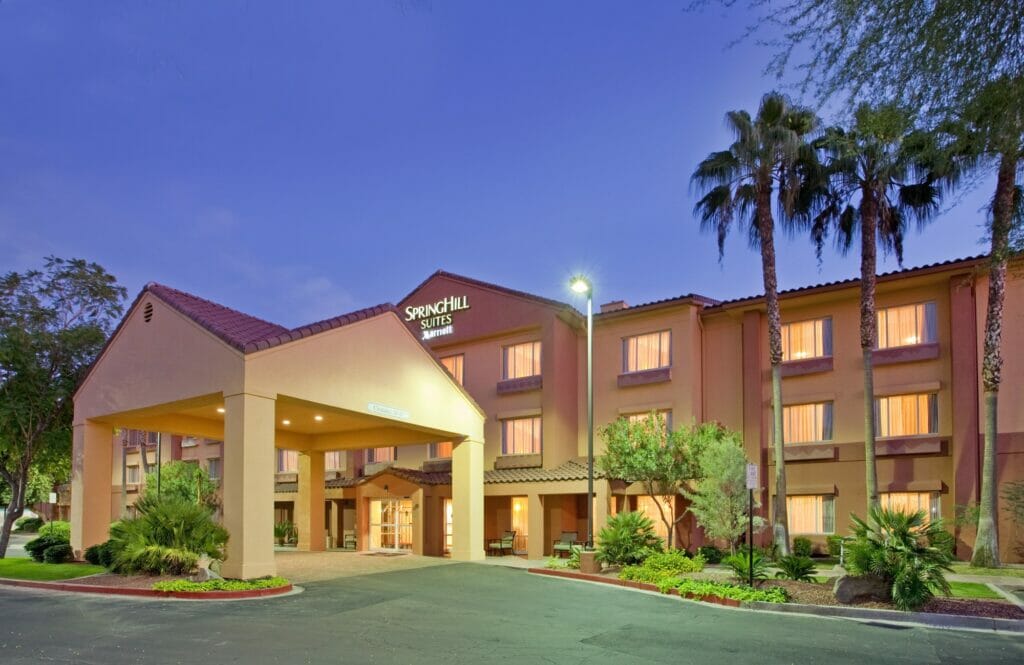 Marriott SpringHill Suites by Marriott at Arizona Mills Mall entrance