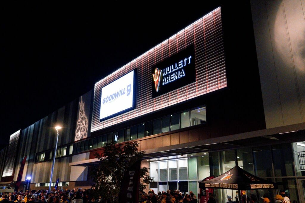 Mullett Arena in Tempe, AZ