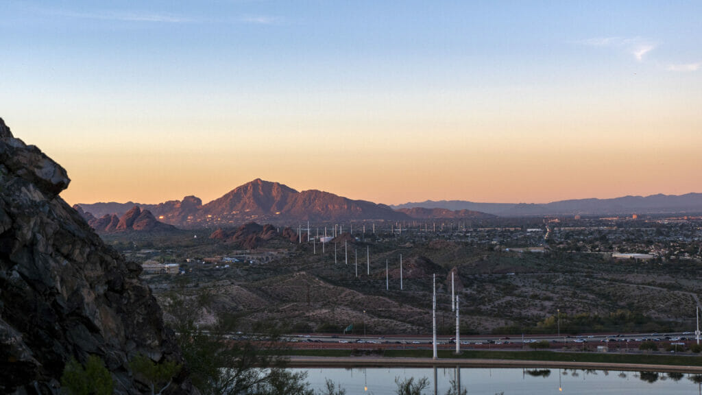 View from "A" Mountain in Tempe