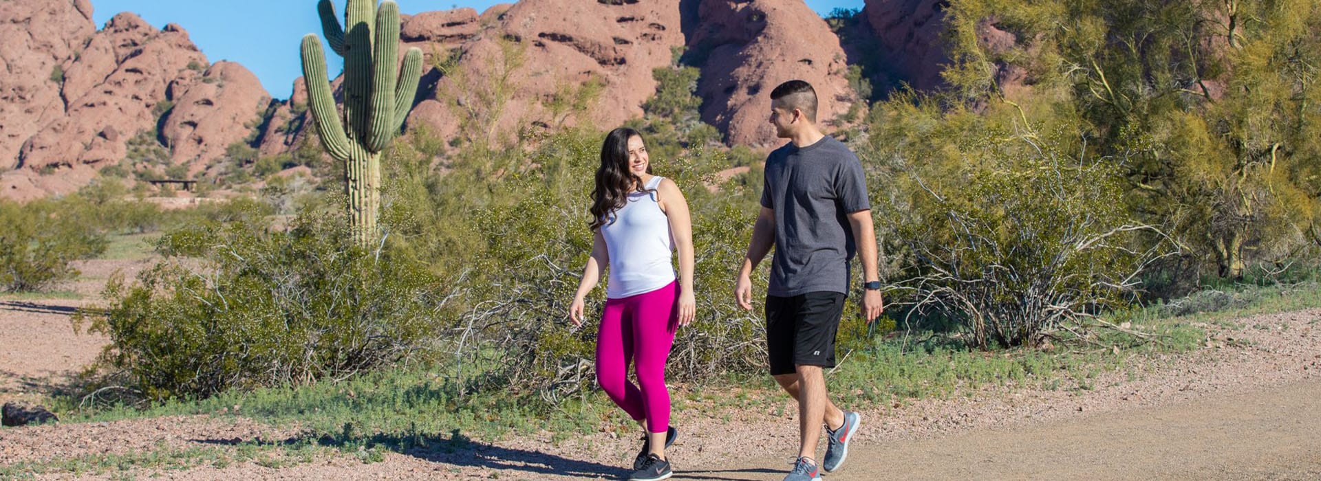 Hiking at Papago Park