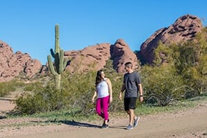 Hike at Papago Park in Tempe, AZ