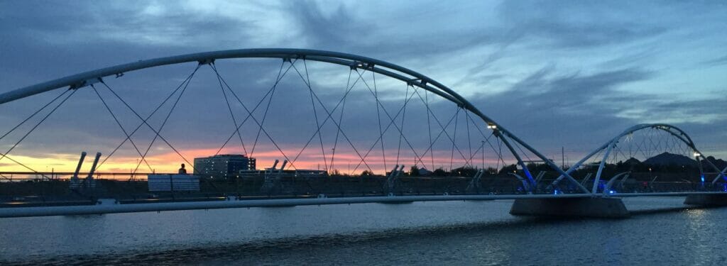 Pedestrian Bridge and Tempe Town Lake