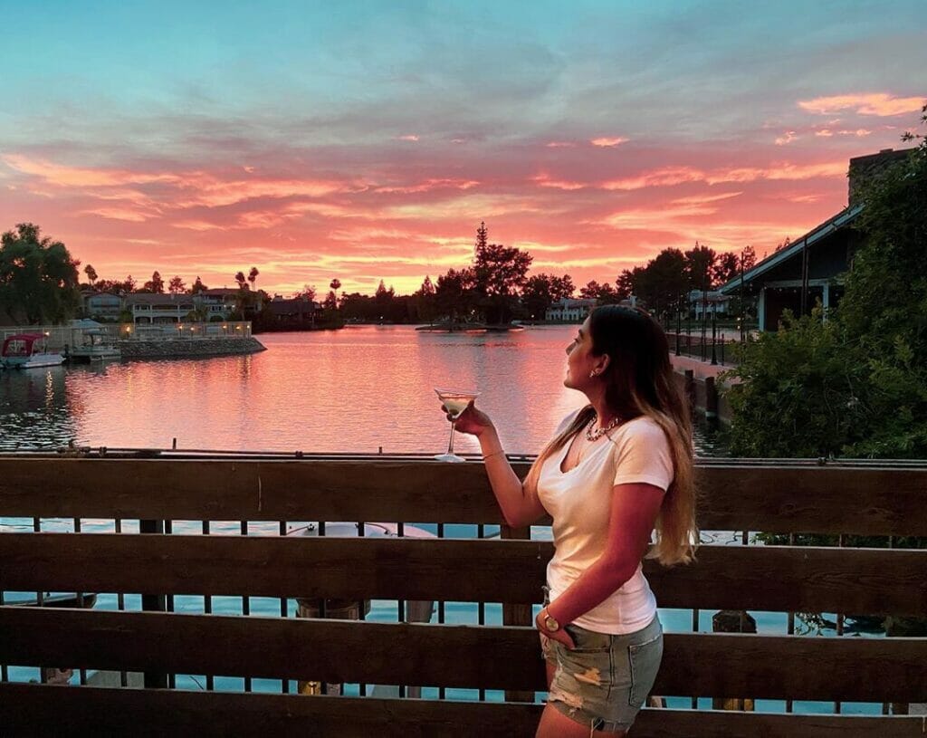Sunset at Pier 54 in Tempe Arizona