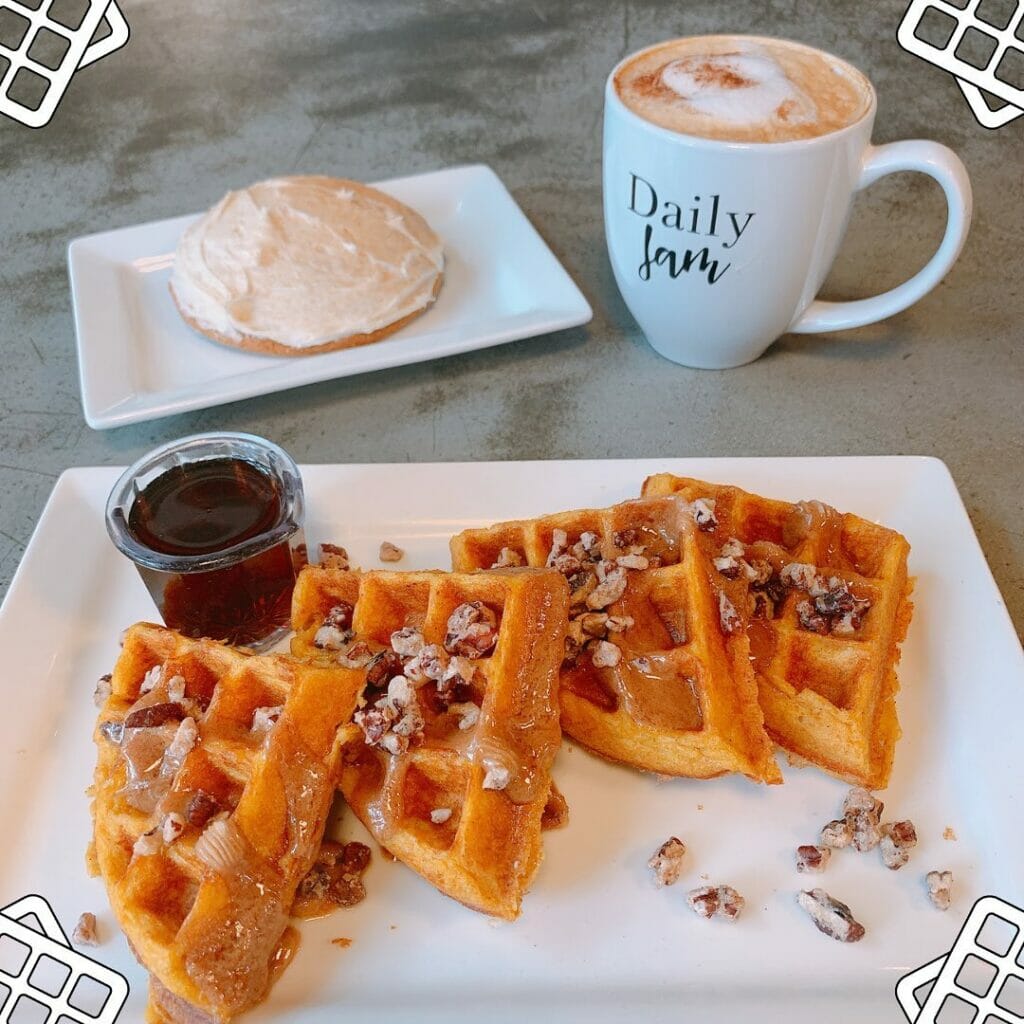 Pumpkin Waffles credit Daily Jam