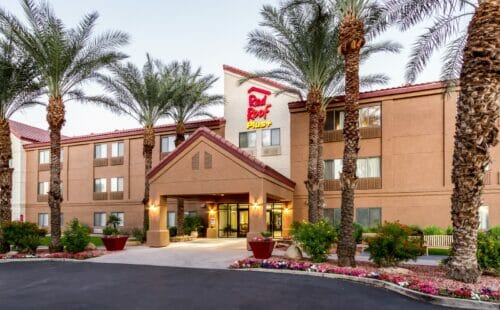 Red Roof Inn Entrance