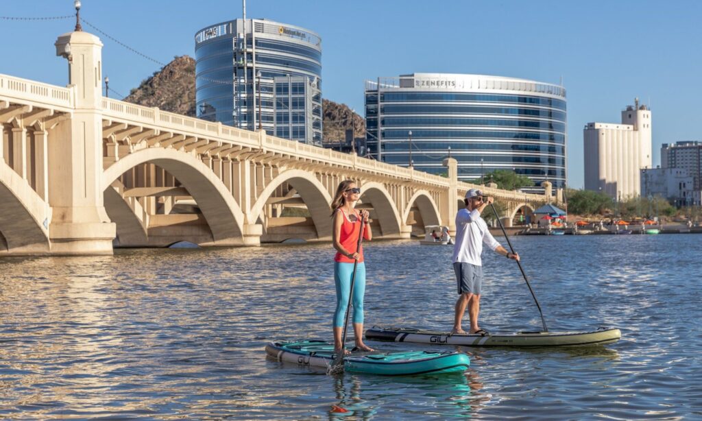 Stand Up Paddleboard at Tempe Town Lake