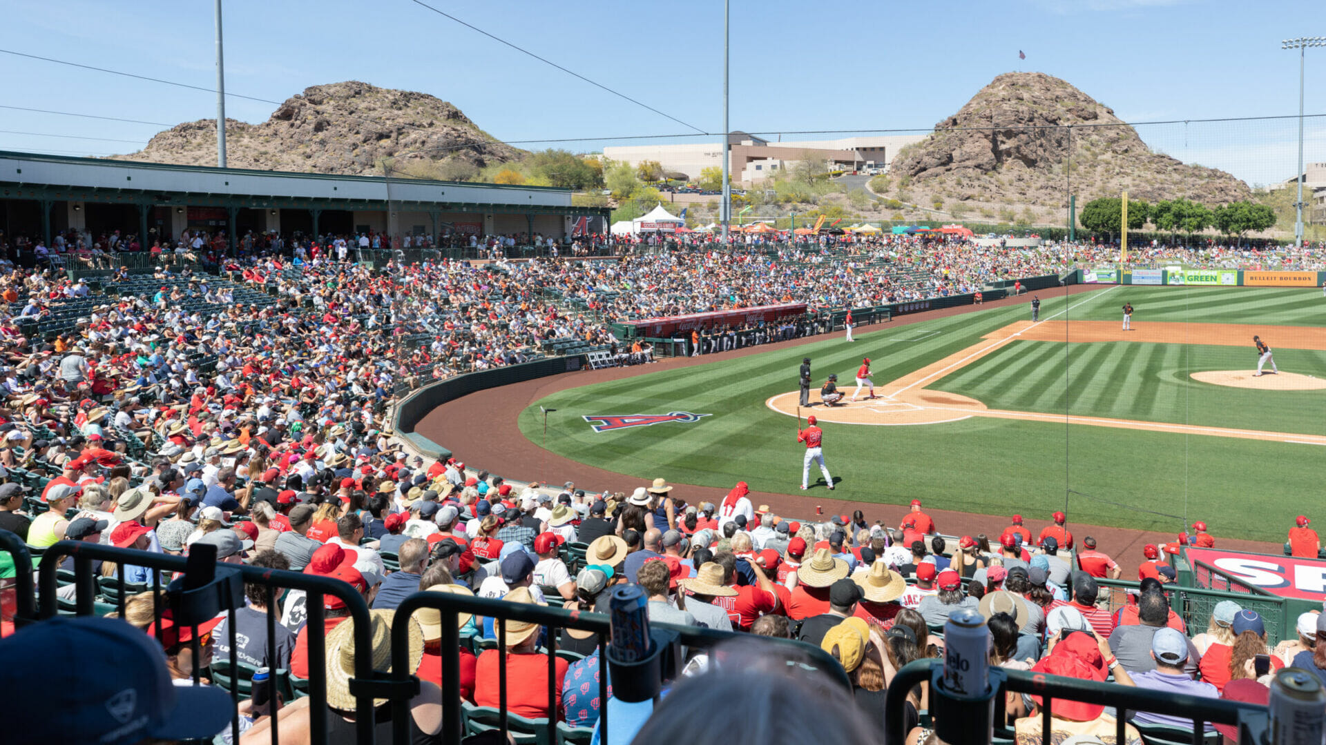 Spring Training at Tempe Diablo Stadium.