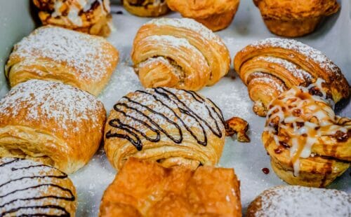 An assortment of croissants from Squarz Bakery and Cafe