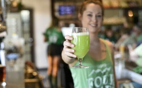 St Patrick's Day at Four Peaks Brewing in Tempe, Arizona