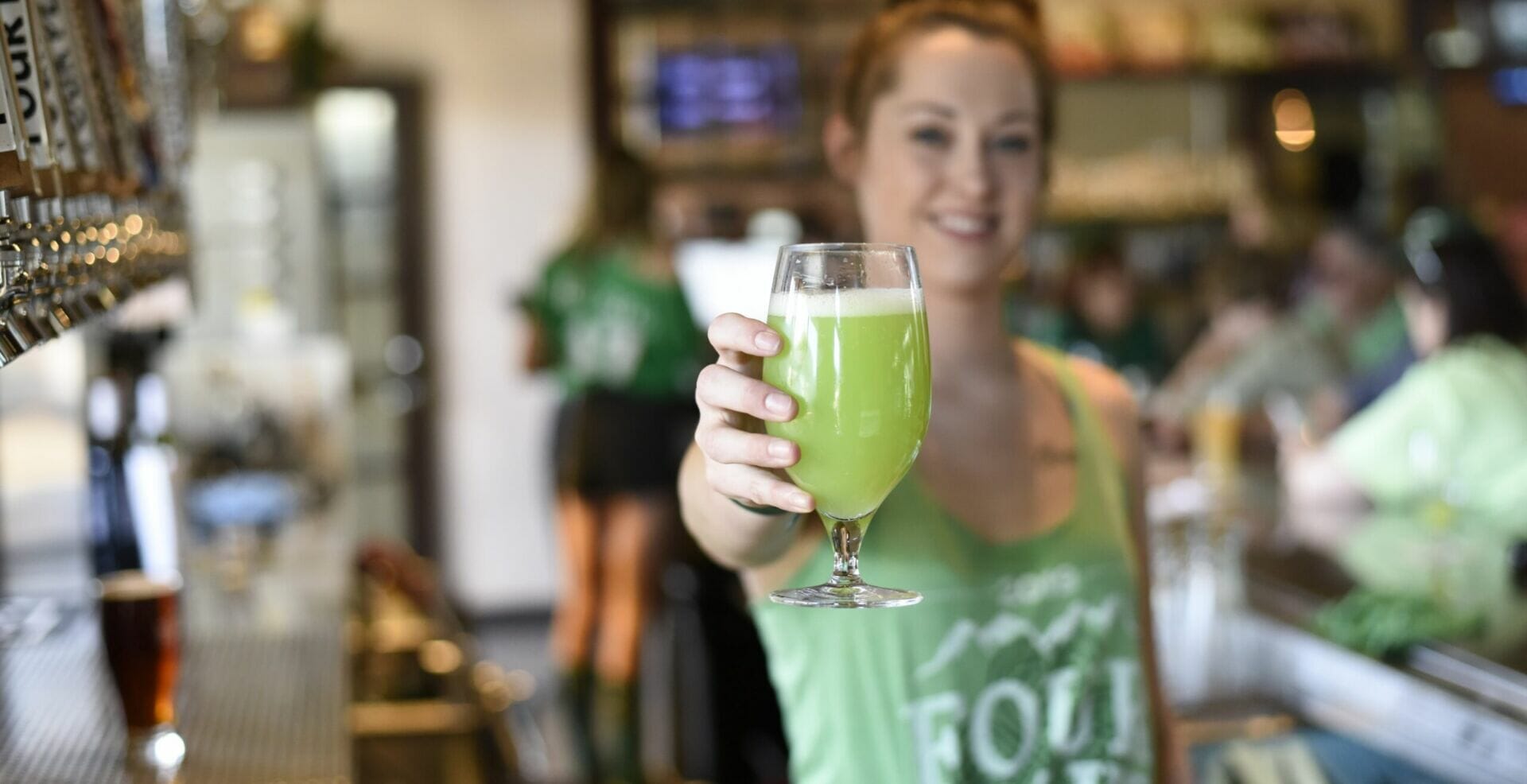 St Patrick's Day at Four Peaks Brewing in Tempe, Arizona