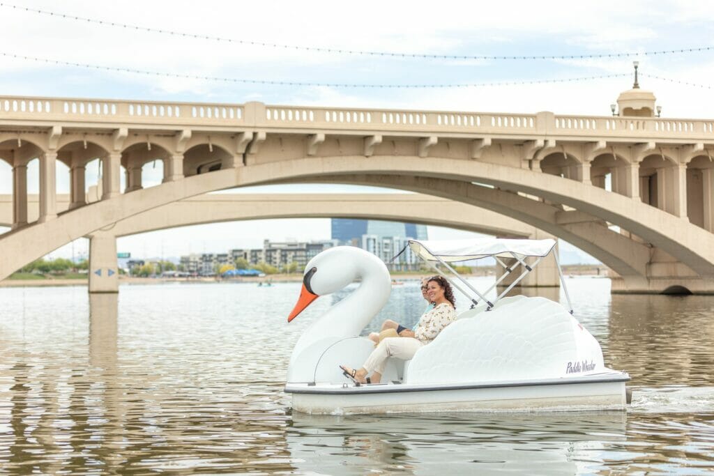 Swan Boat at Tempe Town Lake