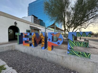 New Tempe Sign Mural