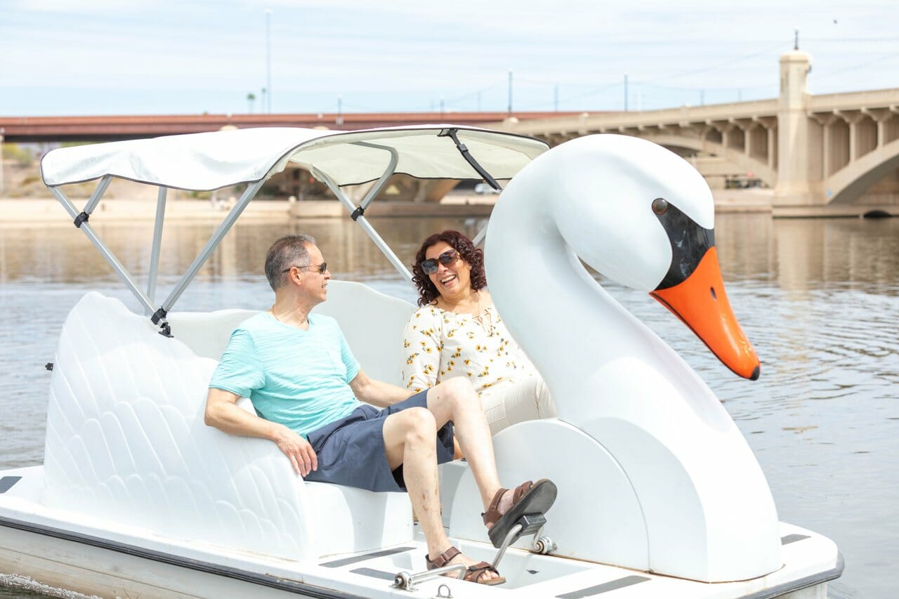 Swan Boat at Tempe Town Lake