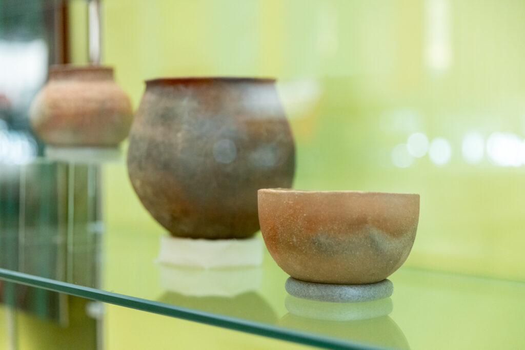 Prehistoric pots from the Tempe History Museum.