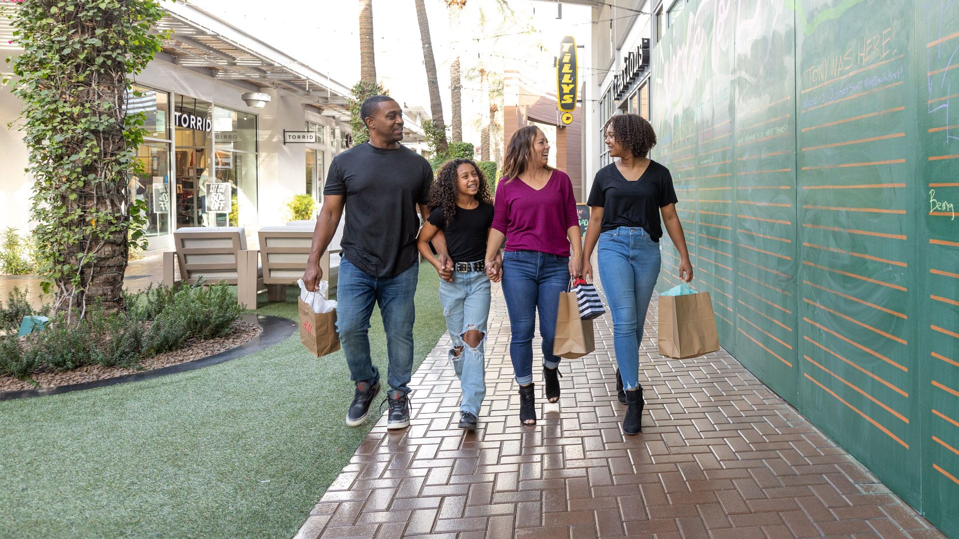 Shopping at Tempe Marketplace