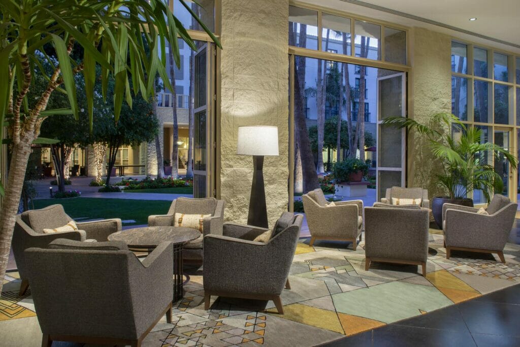 Tempe Mission Palms Club Chairs lobby