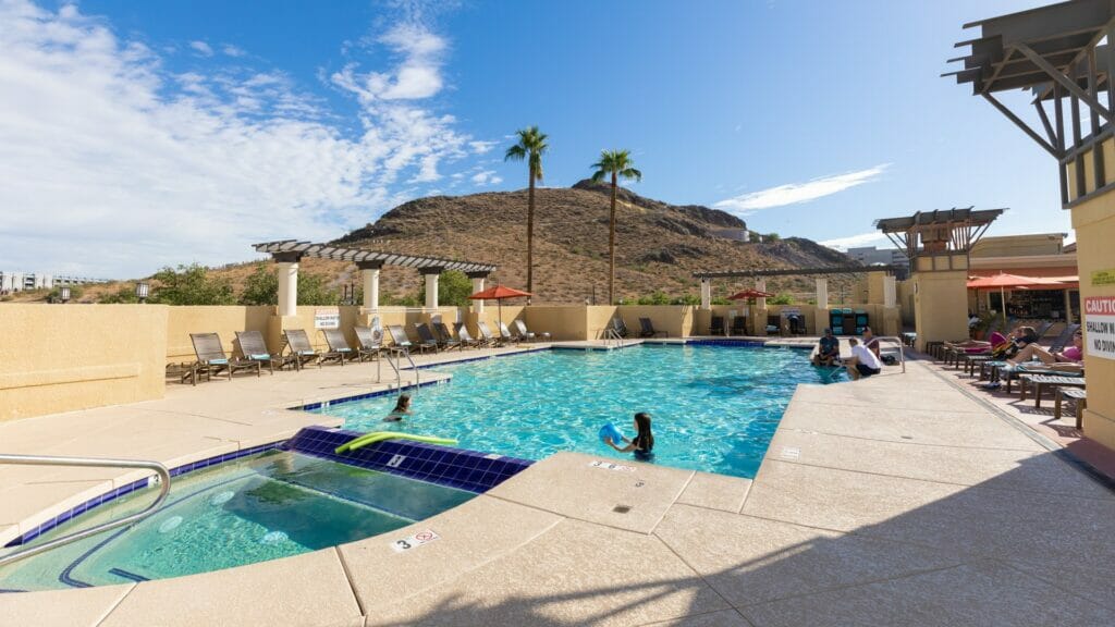 Tempe Mission Palms Rooftop pool